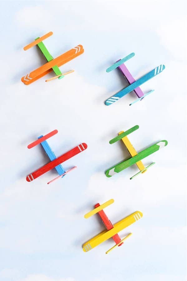 Clothespin Airplanes