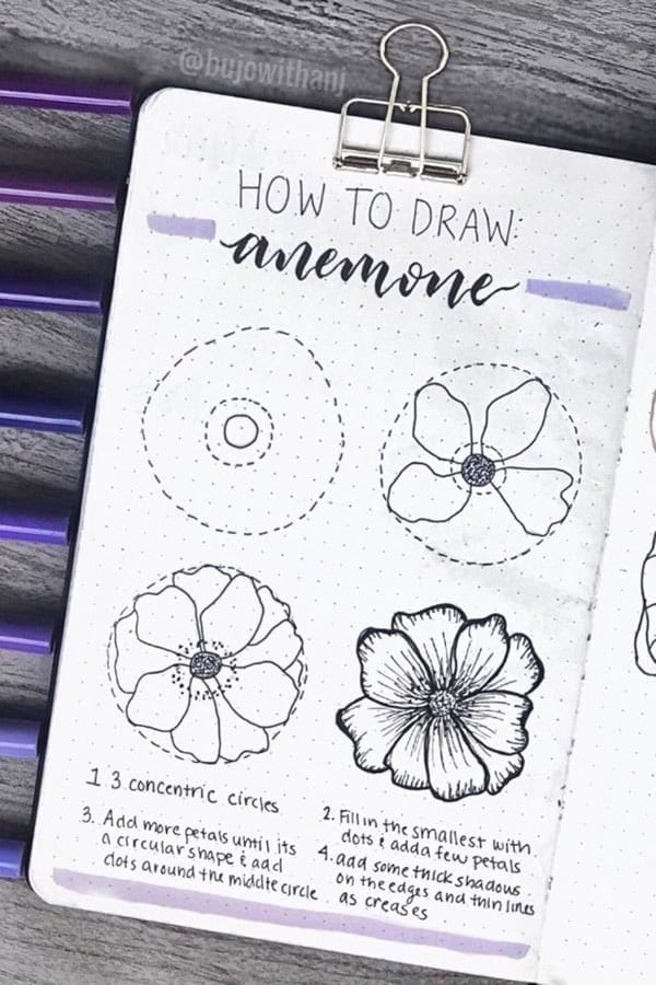 How To Draw Anemones