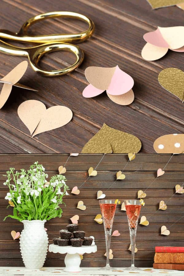 3d Heart Garland