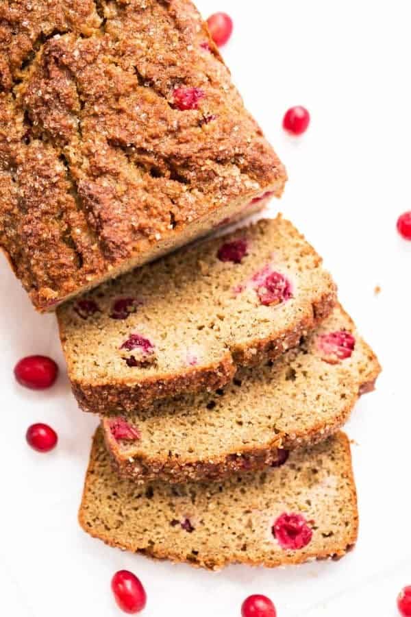 CRANBERRY QUINOA BANANA BREAD