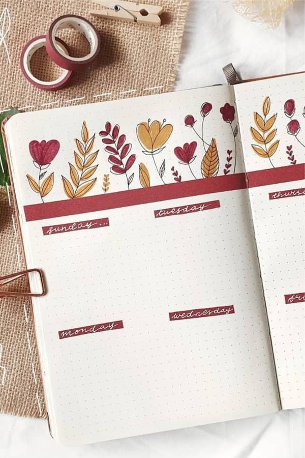 Autumn Weekly Spread