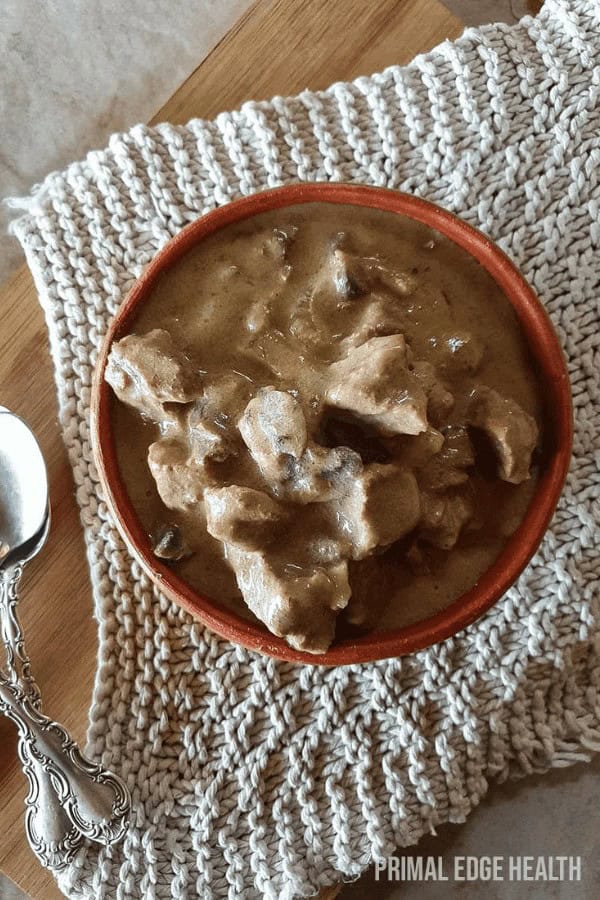 Keto Beef Stroganoff