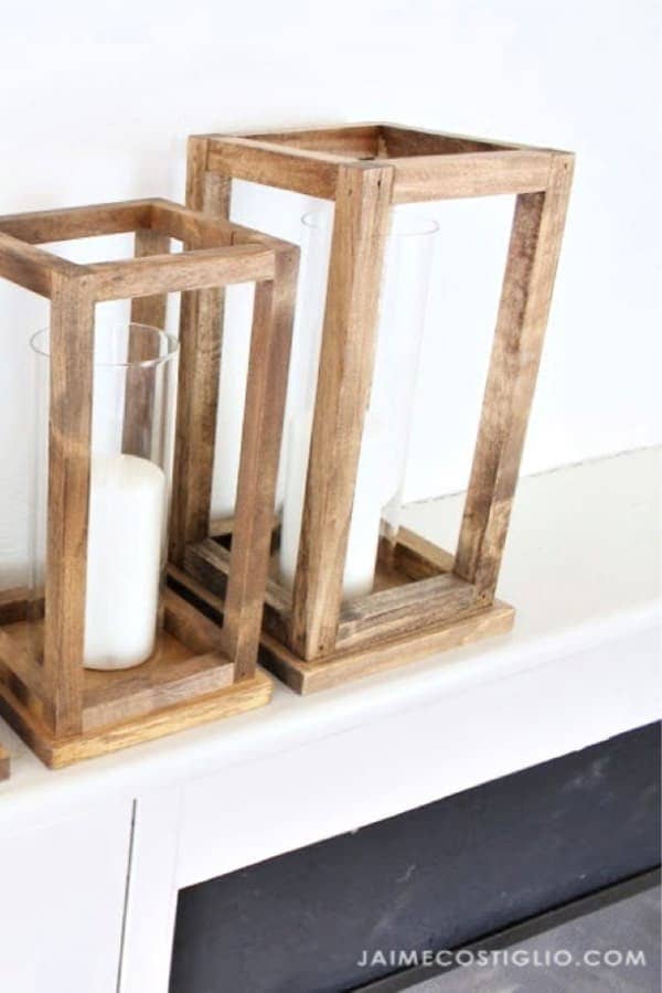 Wood Lantern Centerpieces Free Plans