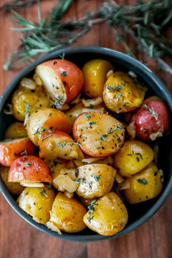 Garlic Butter Roasted Potatoes