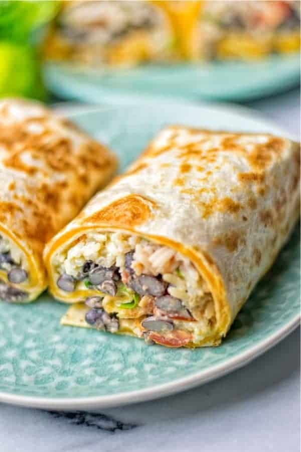 Rice and Beans Quesarito