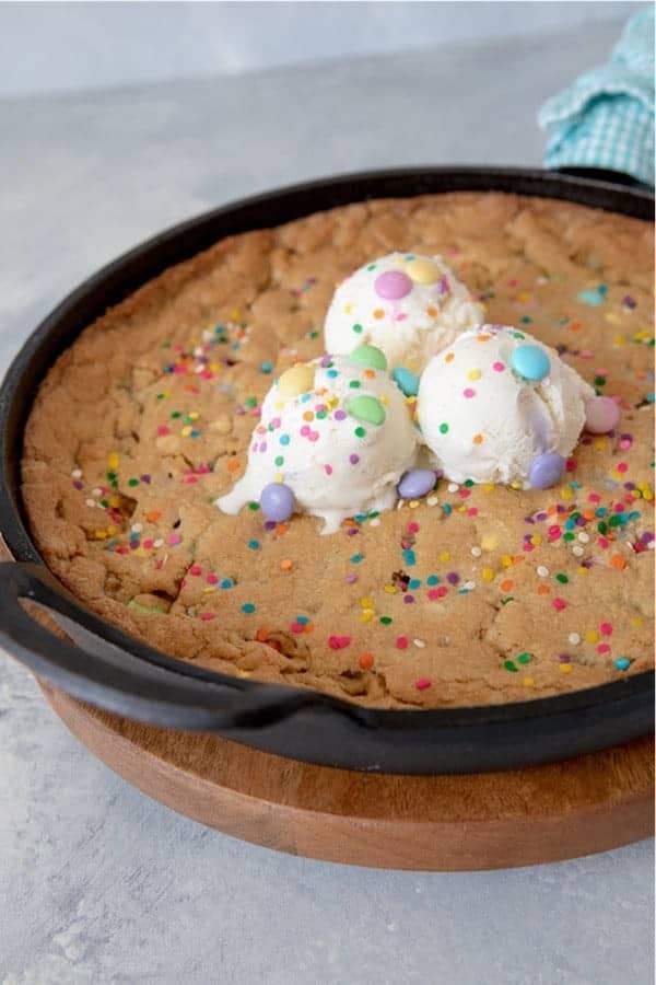 Easter Skillet Cookie