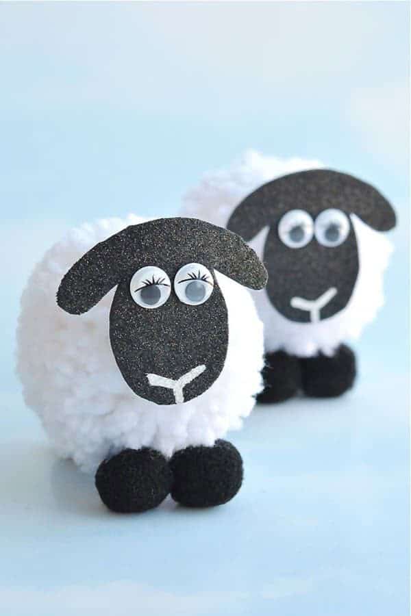 How to Make Pom Pom Sheep