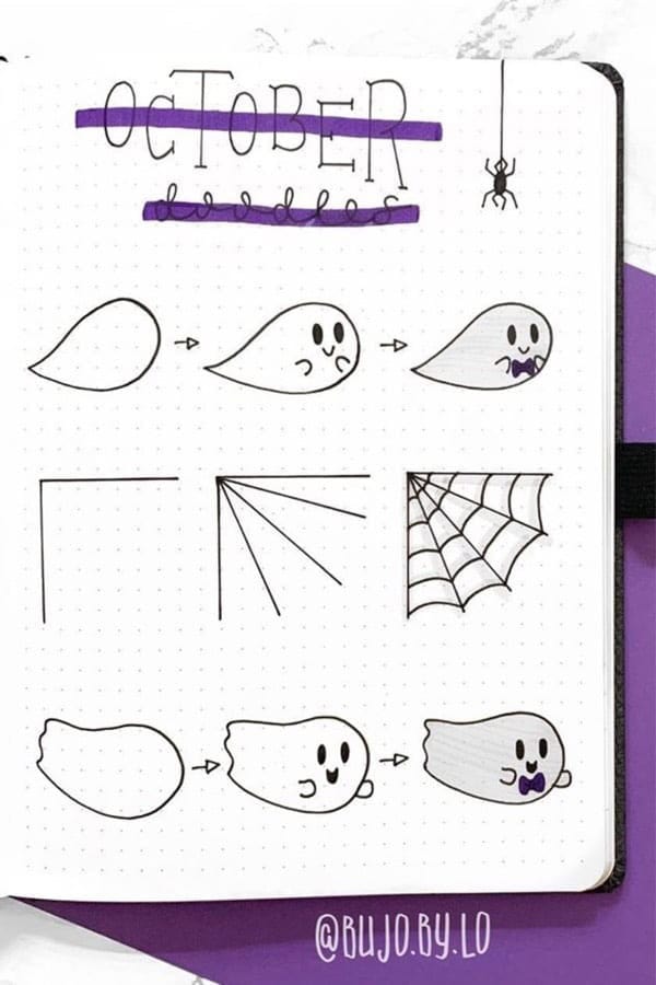 Cute Spider Web Doodles