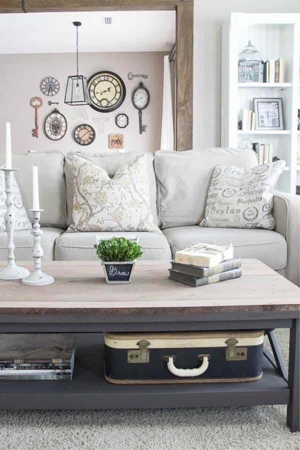 Barn Wood Top Coffee Table