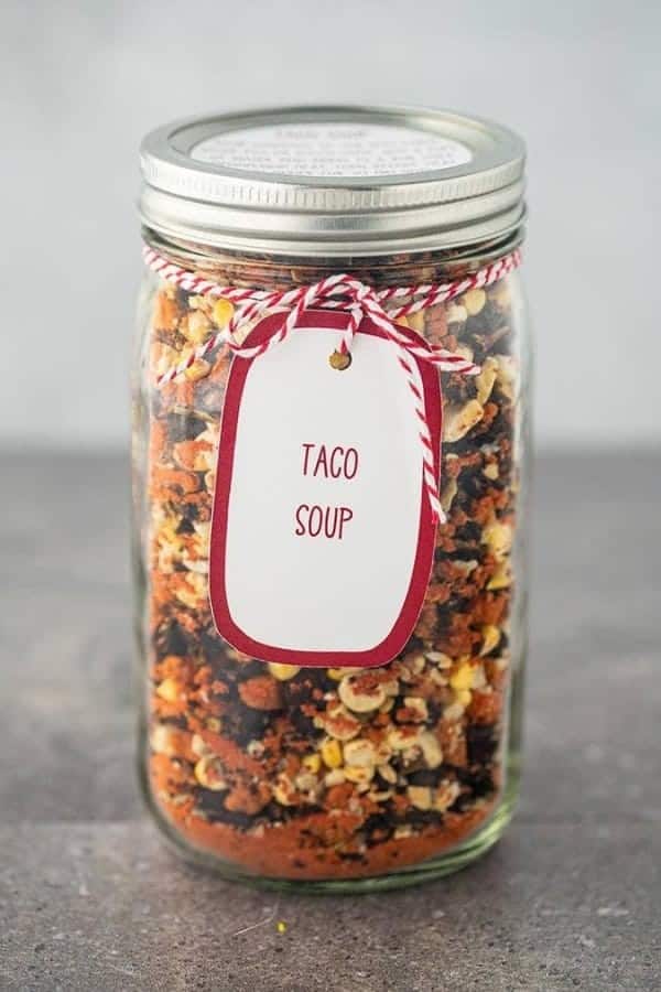 TACO SOUP IN A JAR