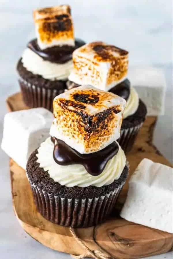 Hot Chocolate Cupcakes