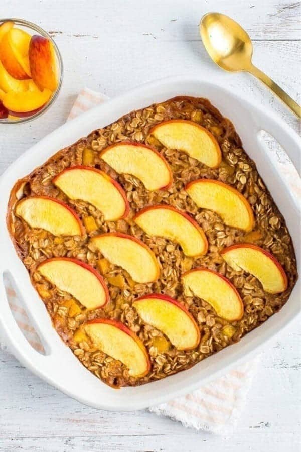 Peach Baked Oatmeal Recipe