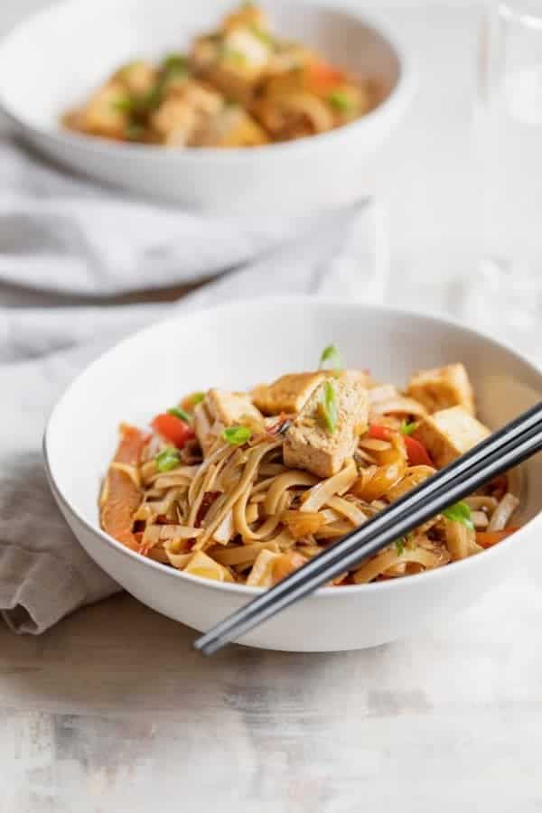 VEGAN DRUNKEN NOODLES