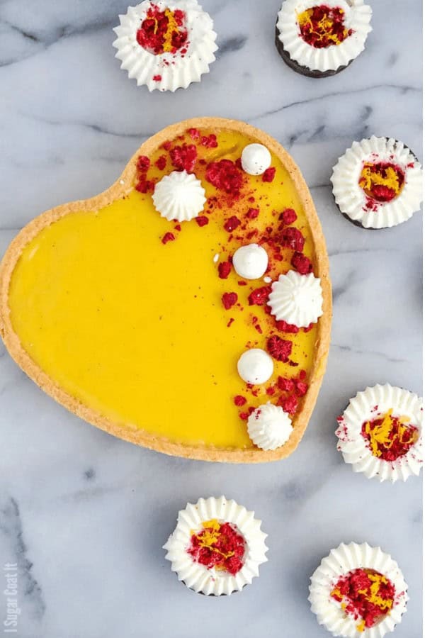 Yuzu White Chocolate Tart