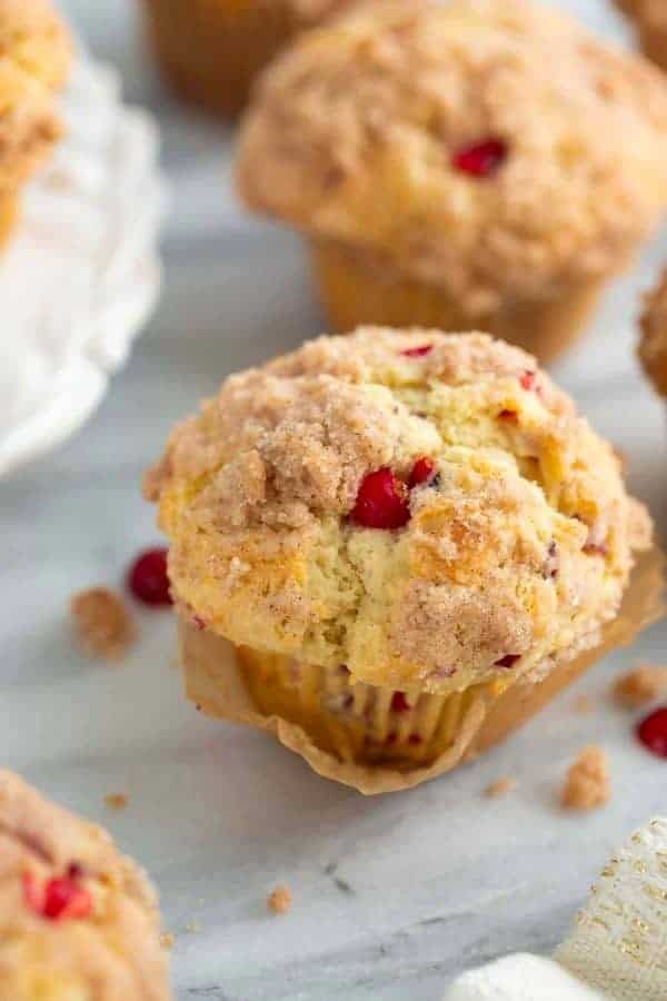 GLUTEN-FREE CRANBERRY ORANGE MUFFINS