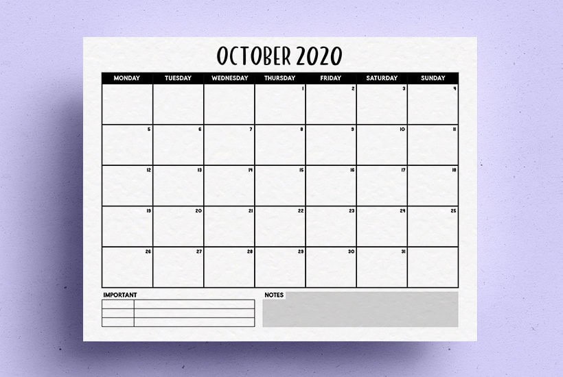 October