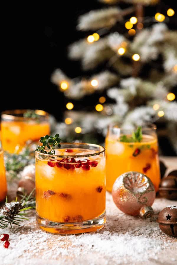 Holly Jolly Christmas Citrus Cocktail