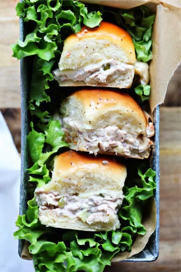 Tuna Melt Sliders