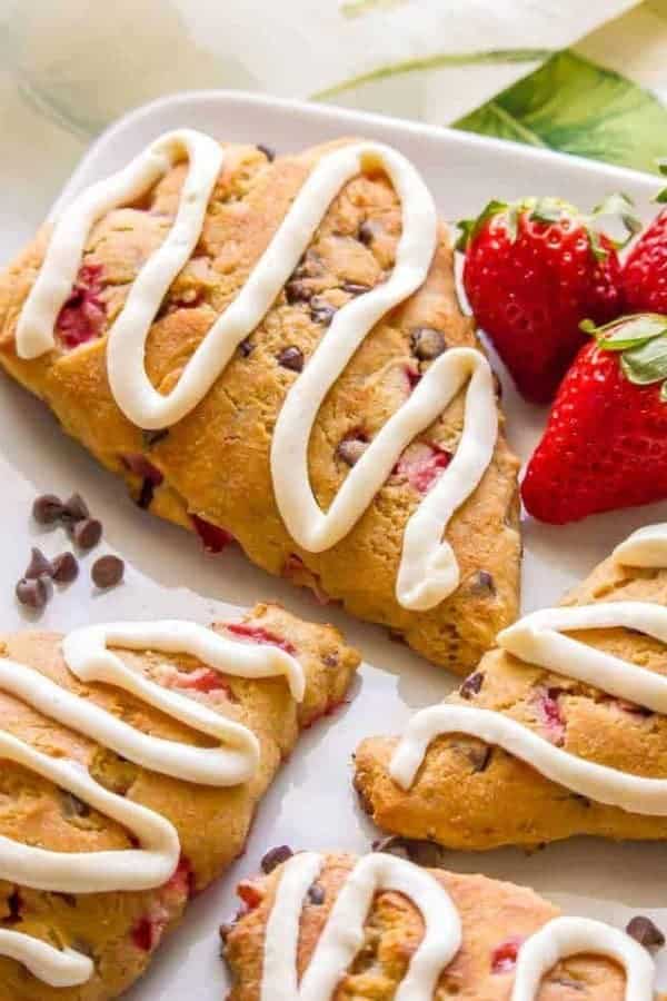 HEALTHY STRAWBERRY SCONES