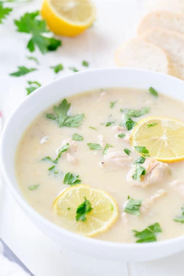 Greek Lemon Chicken Soup