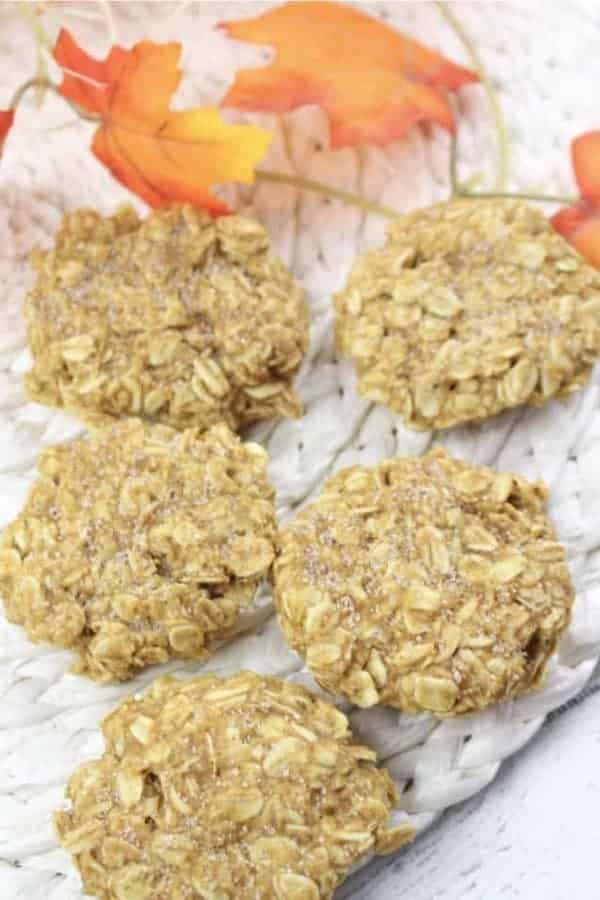 No Bake Pumpkin Cookies