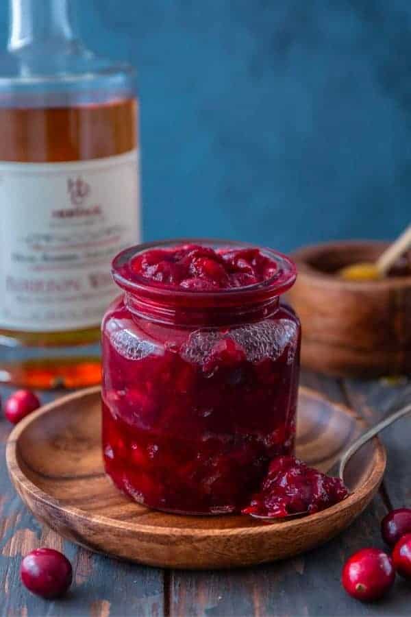 HONEY BOURBON CRANBERRY SAUCE