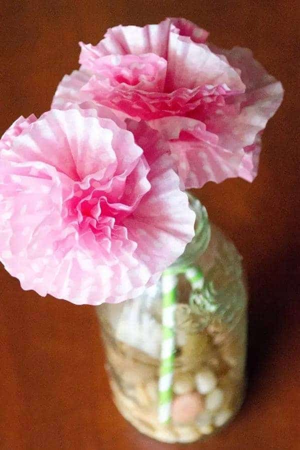 DIY CUPCAKE LINERS PAPER FLOWERS