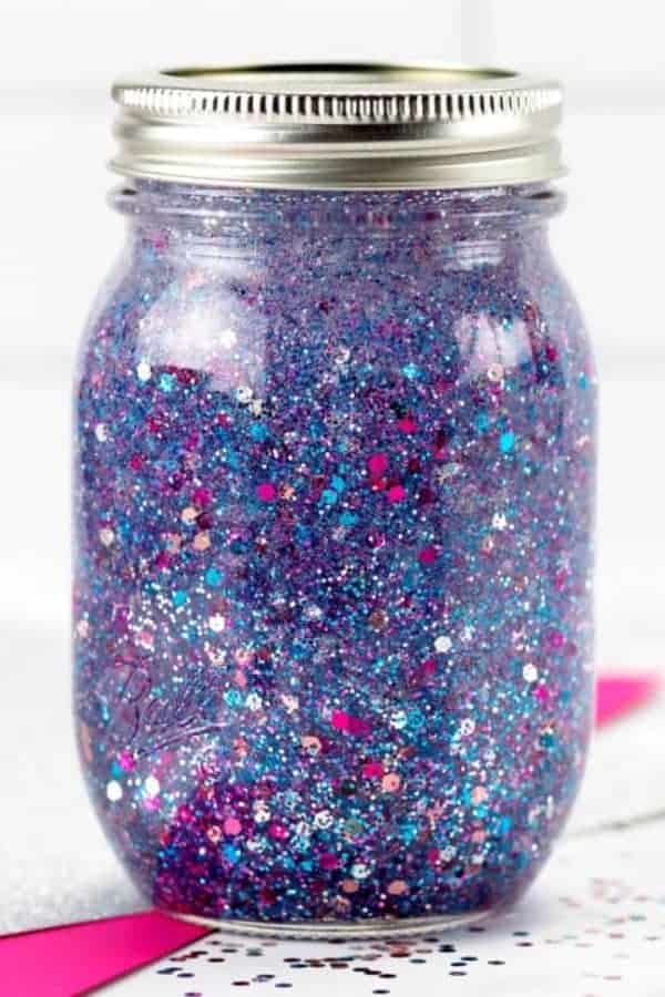 How to Make Glitter Jars