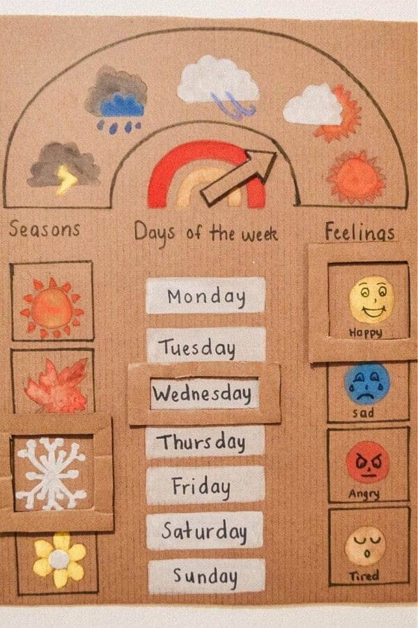 Days Of The Week DIY Game