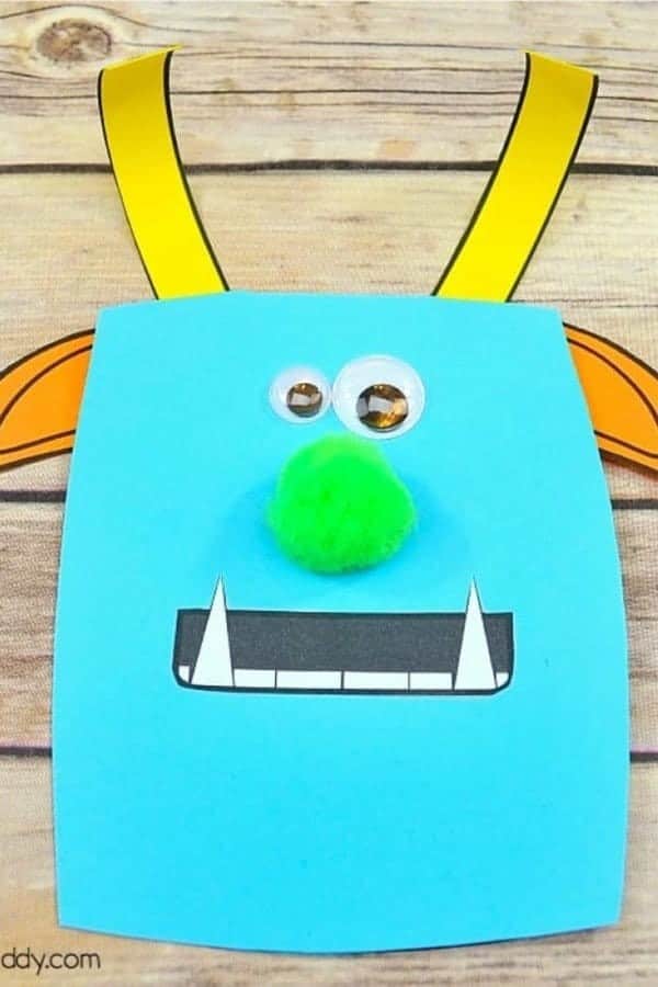 Paper Monster Craft for Kids