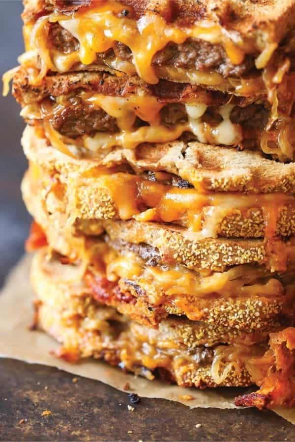 Patty Melt Grilled Cheese