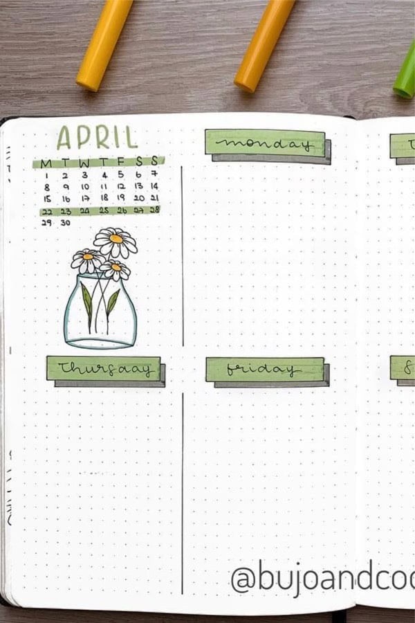 Cute Weekly Spread