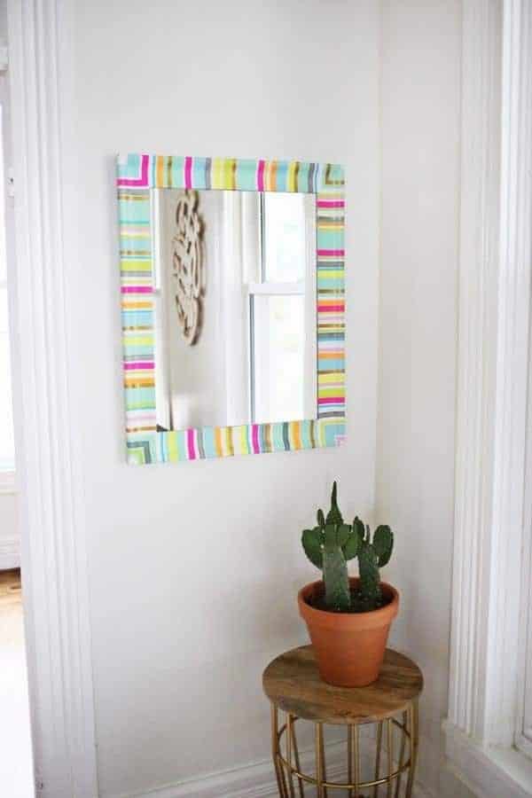 WASHI TAPE MIRROR FRAME