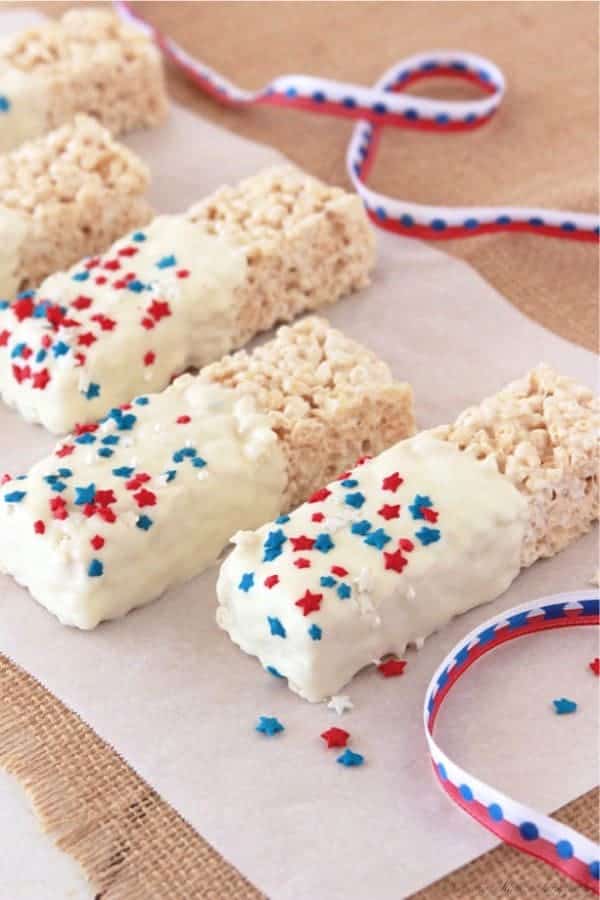 Patriotic Rice Krispie Treats Recipe