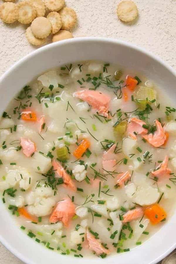 SALMON CHOWDER