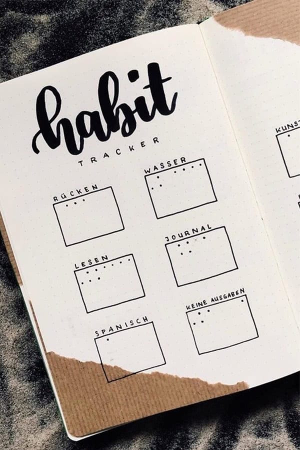 Simple October Habit Tracker