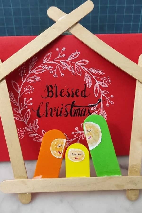 POPSICLE NATIVITY CRAFT