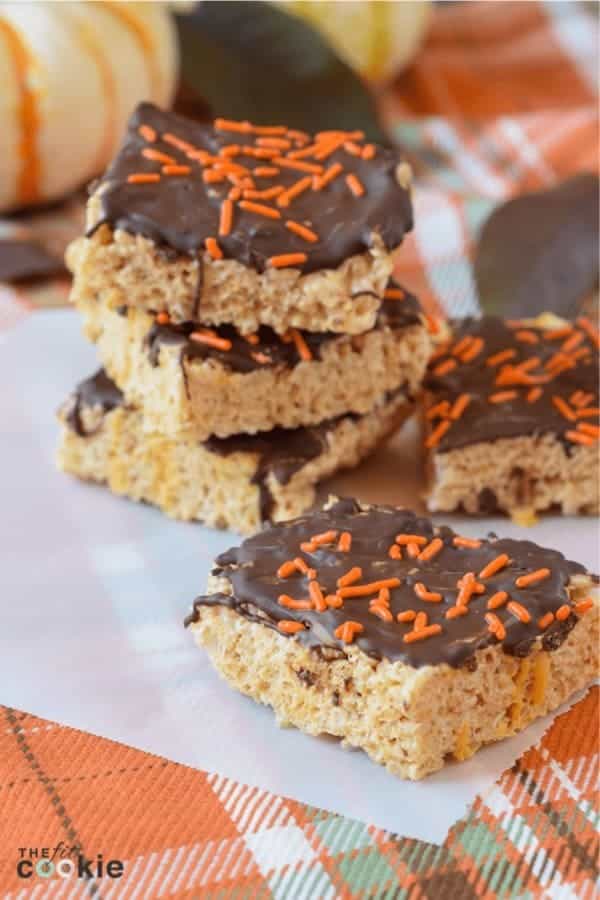 Pumpkin Spice Rice Crispy Treats