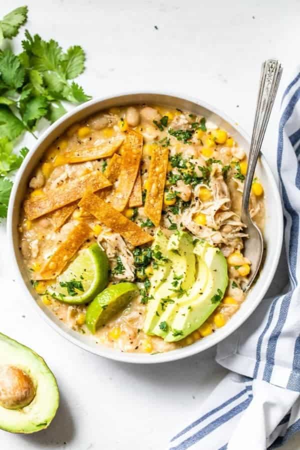 INSTANT POT WHITE CHICKEN CHILI