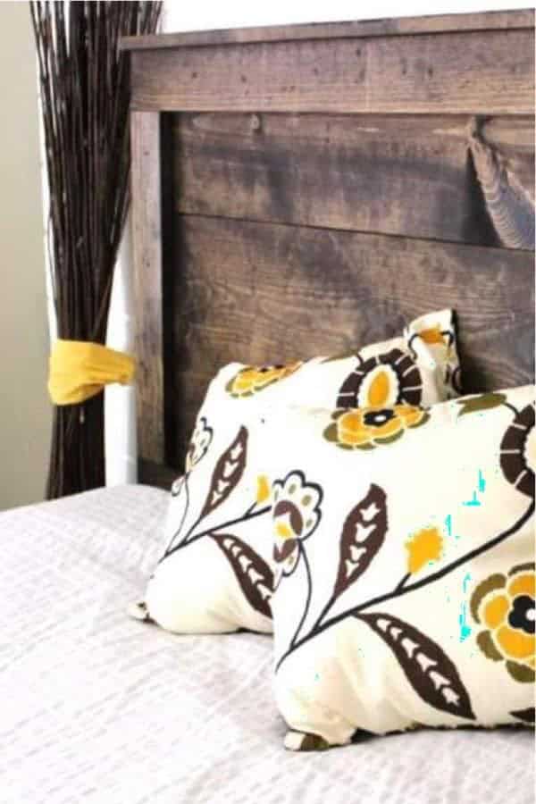 Charming Rustic Headboard for Only $20