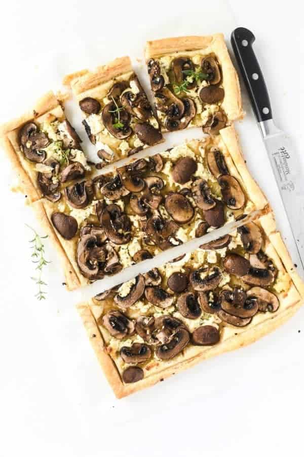 MUSHROOM & BOURSIN PUFF PASTRY TART