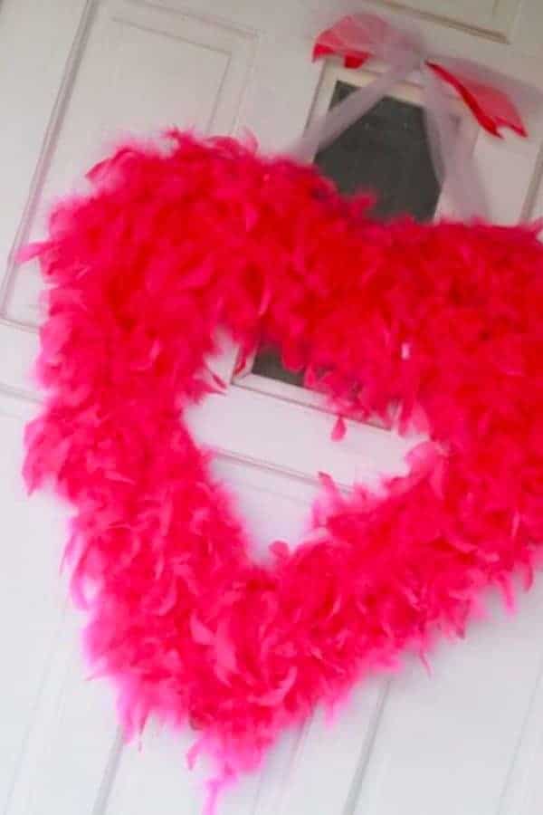 FEATHERED HEART WREATH