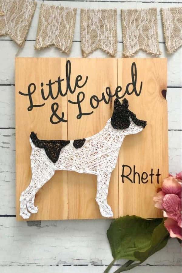 Custom Pet Nail & String Sign