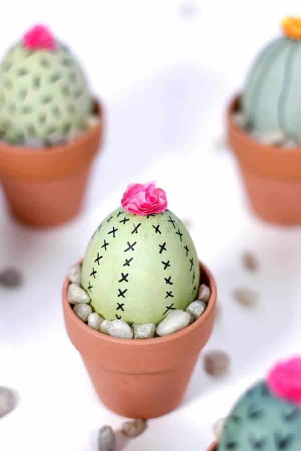 Cactus Easter Eggs