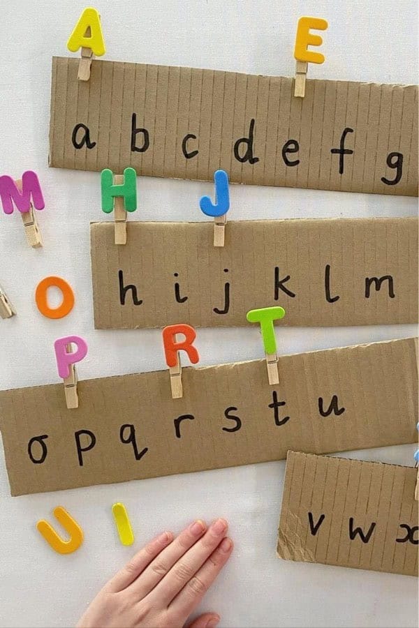 DIY Alphabet Learning Activity