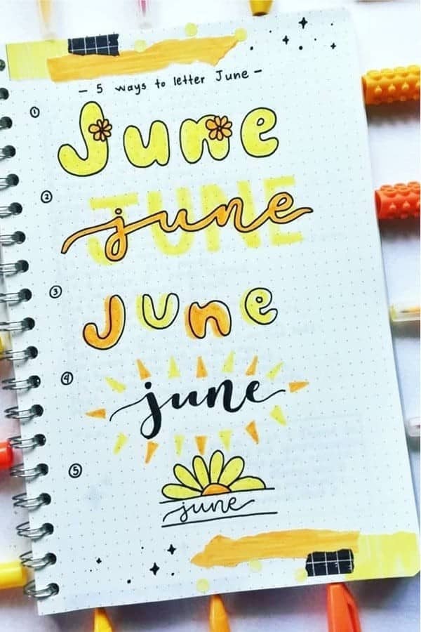 Ways To Letter June