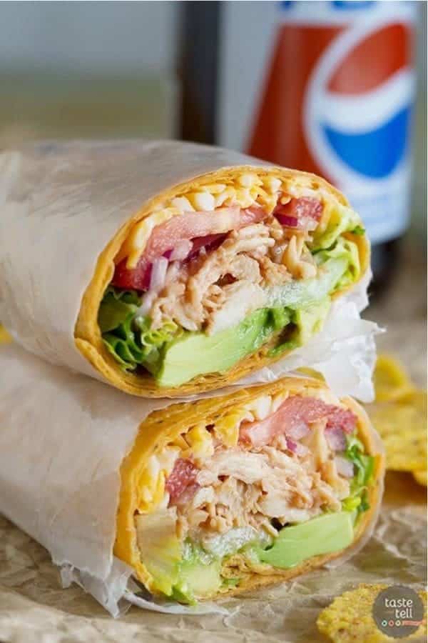 BBQ Chicken Wraps