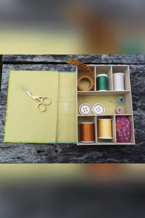 REPURPOSED SEWING BOX