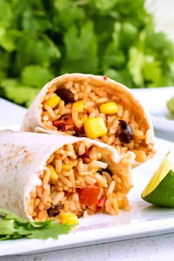 SLOW COOKER BLACK BEAN BURRITOS