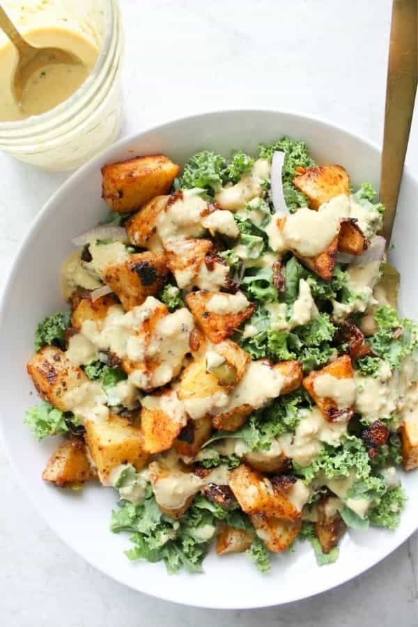 SPICY POTATO KALE BOWLS